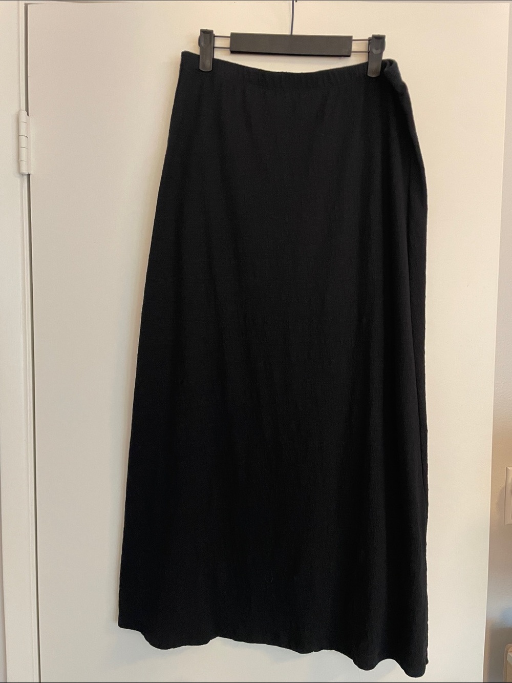 Z Supply Women's Black Maxi Skirt with Elastic Waist